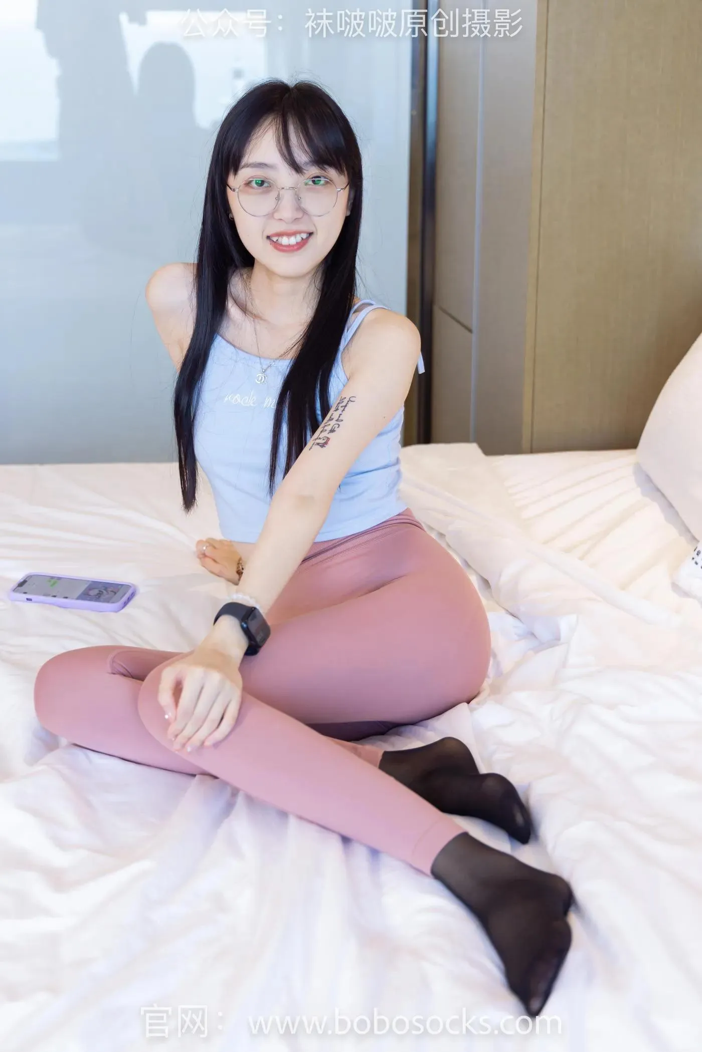 [BoBoSocks袜啵啵]NO.140 稚予-高跟鞋、瑜伽裤裤里丝、肉丝、黑丝 [139P]插图6